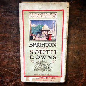 Ordnance Survey Tourist Map Brighton And The South Downs