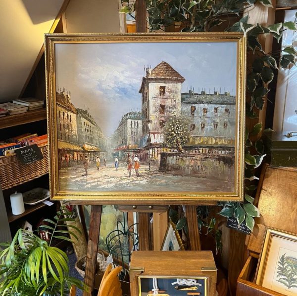 Oil Painting signed Caroline Burnett