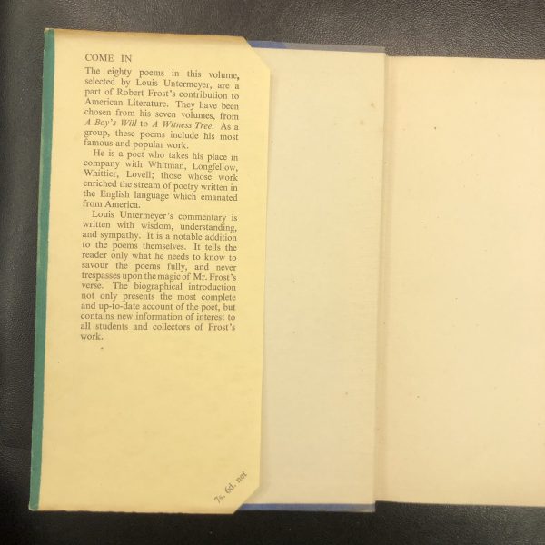 Come In - Poems by Robert Frost Selected by Louis Untermeyer - Image 6