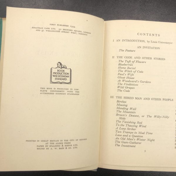 Come In - Poems by Robert Frost Selected by Louis Untermeyer - Image 4