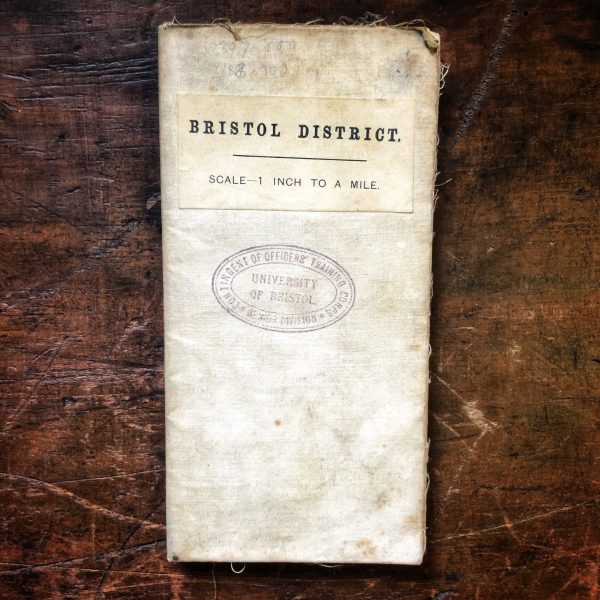 Bristol District Map Scale One Inch To A Mile