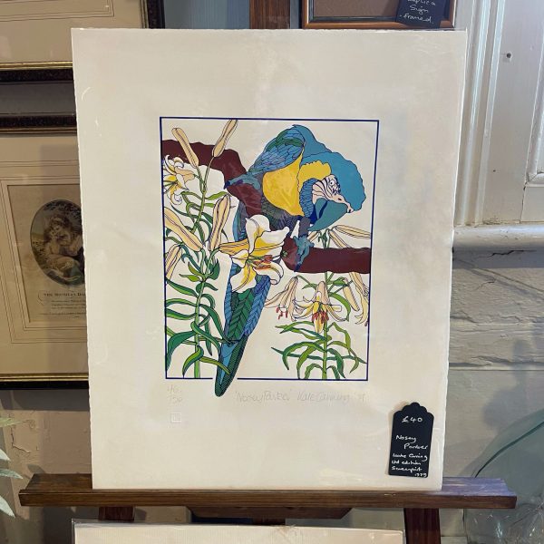 Nosey Parker, Kate Canning, Ltd Edition Screen Print, 1979