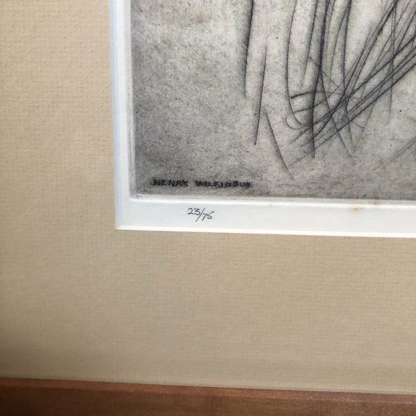 Henry Wilkinson Signed Etching - Image 3