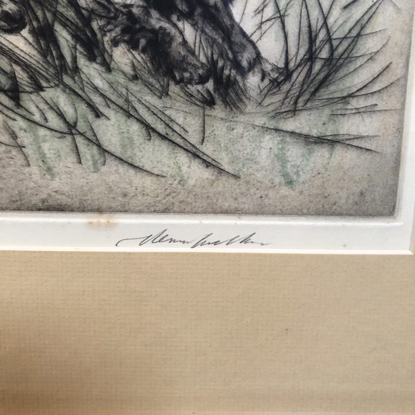 Henry Wilkinson Signed Etching - Image 4