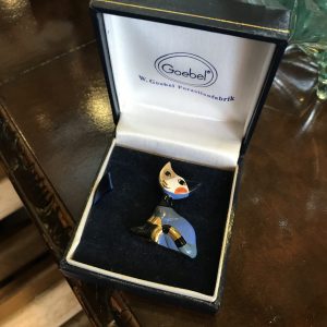 Rosina Wachtmeister Goebel Enamel Cat Pin