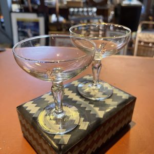 Babycham Glasses x2