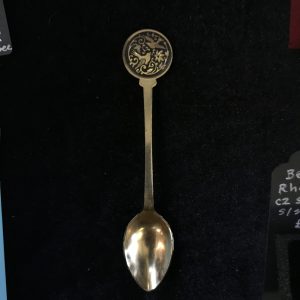 Damascene Gold Dove Of Peace Spoon