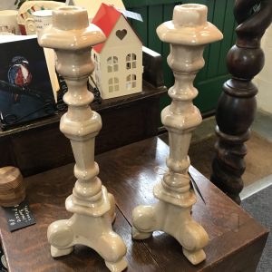 Pair Of Superb Large Candlesticks
