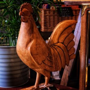 Large Wooden Cockerel