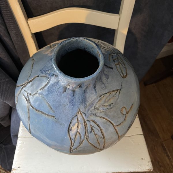 Large Handmade Pottery Vase - Image 2