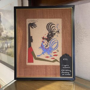 Virgilio Nabais Art Deco Painting on Linen