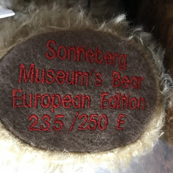 European Edition Hermann Sonneberg Museum Bear 2001 With Hobby Horse - Image 4