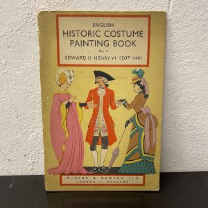English Historic Costume Painting Book,  No.4