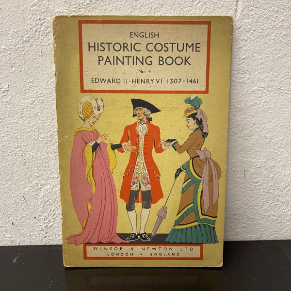 English Historic Costume Painting Book,  No.4