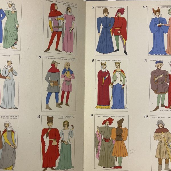 English Historic Costume Painting Book,  No.4 - Image 3
