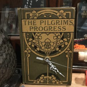 Pilgrims Progress Book Clock