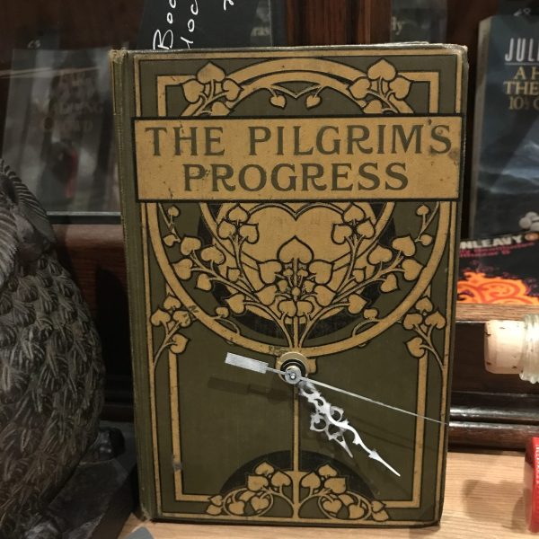 Pilgrims Progress Book Clock
