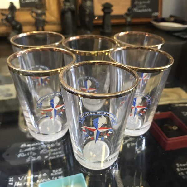Festival of Britain Glasses x 6, 1951 - Image 2