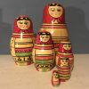 Six Piece Russian Nesting Dolls