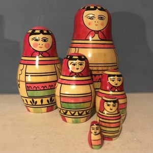 Six Piece Russian Nesting Dolls