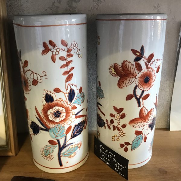 Gorgeous Pair Of Oriental Vases