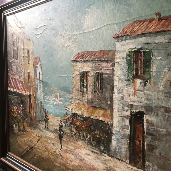 Framed Oil on Canvas - Signed P G Tiele - Image 3