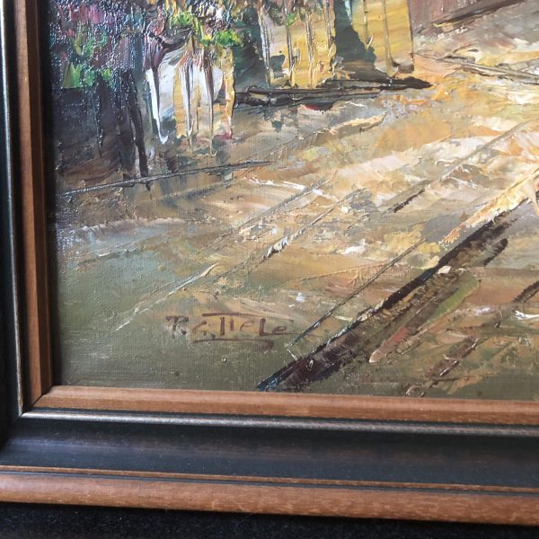 Framed Oil on Canvas - Signed P G Tiele - Image 2