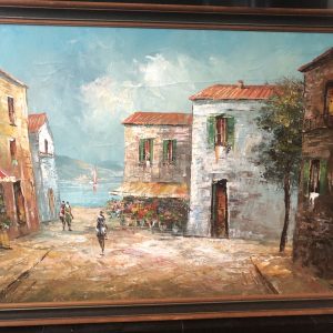 Framed Oil on Canvas - Signed P G Tiele