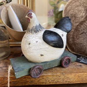 Wooden Pull-Along Chicken