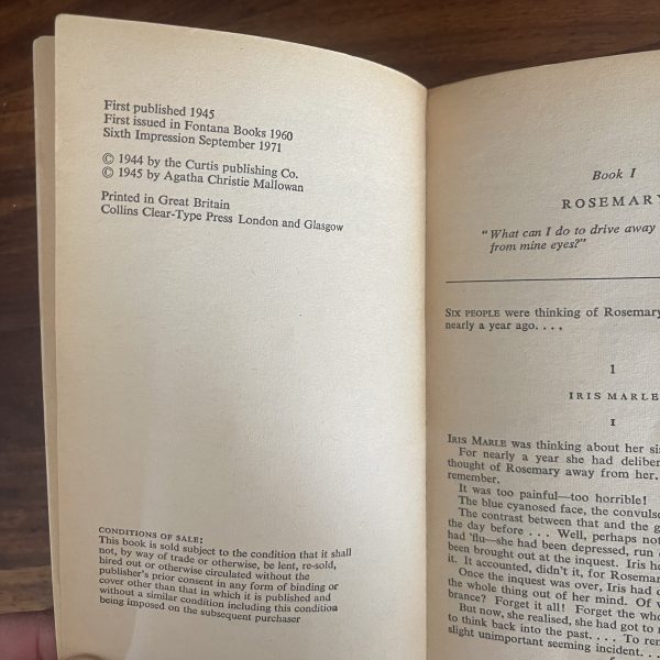 Sparkling Cyanide, Agatha Christie, 1971 - Image 3