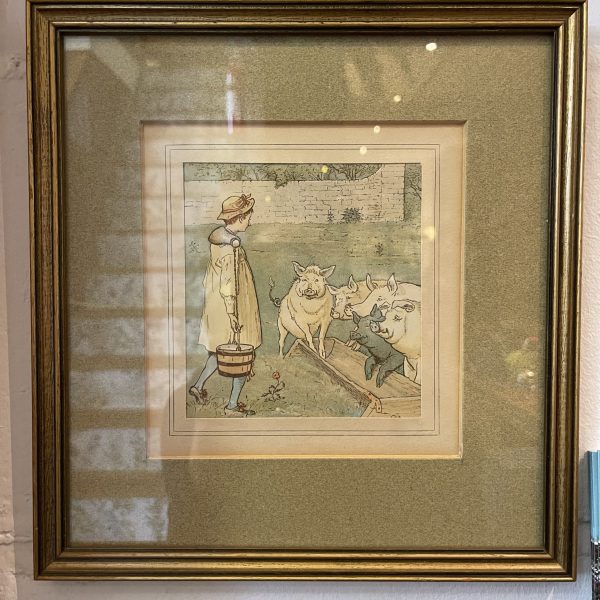 The Farmers Boy, Framed Illustration