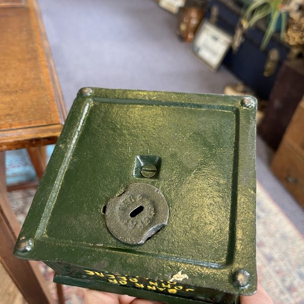 Cast Iron Bank on John Deere Quality Money Box - Image 4