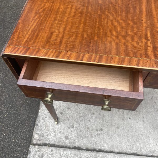 Lovely Antique Edwardian Style Drop Leaf Table - Image 2