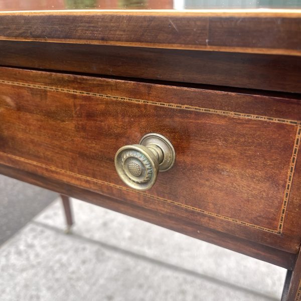 Lovely Antique Edwardian Style Drop Leaf Table - Image 5