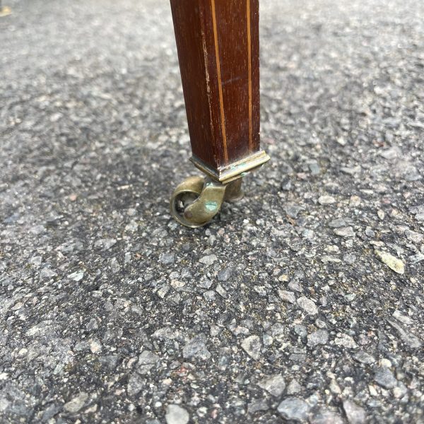 Lovely Antique Edwardian Style Drop Leaf Table - Image 6