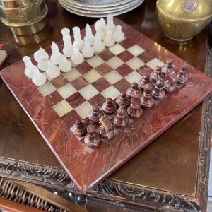 Vintage Marble Chess Set