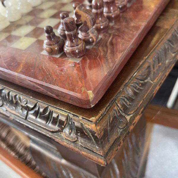 Vintage Marble Chess Set - Image 3