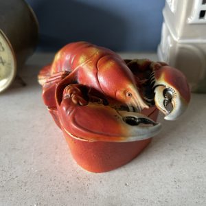 Unusual Ceramic Lobster Lidded Pot