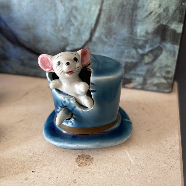 Vintage 1960s, Mouse In Top Hat, Japan - Image 2