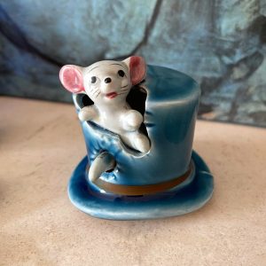 Vintage 1960s, Mouse In Top Hat, Japan