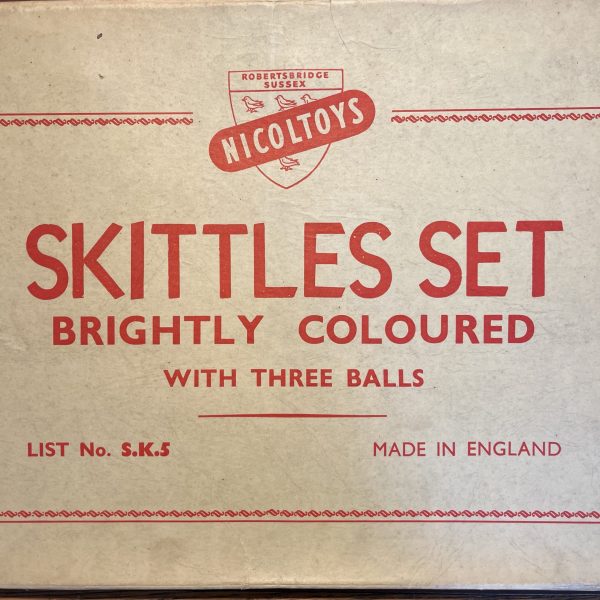Old Skittles Set With Box - Image 2