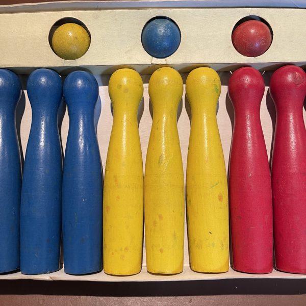 Old Skittles Set With Box - Image 3