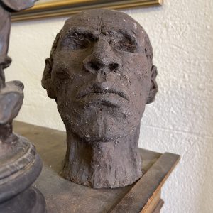 Striking Clay Sculpture Of Man’s Face