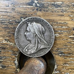 Fabulous Queen Victoria Diamond Jubilee Silver Medal, 1897