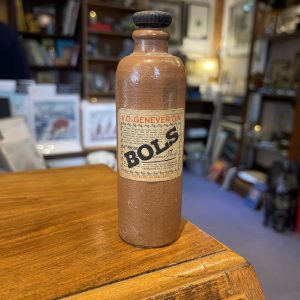 Lovely Genever Gin Vintage Stoneware Bottle