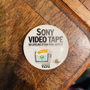 Sony Video Tape Badge