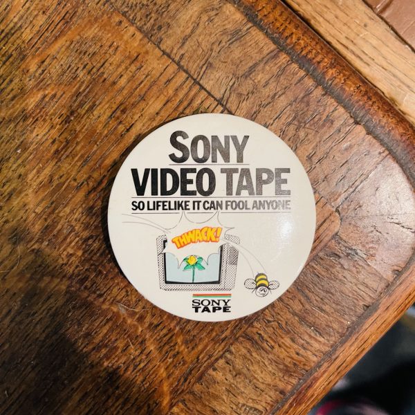 Sony Video Tape Badge