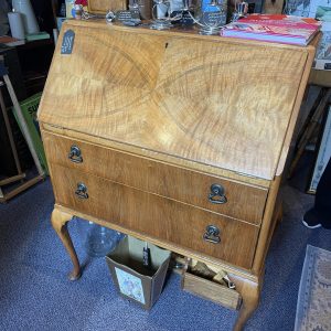 Beautiful Antique Walnut Writing Desk