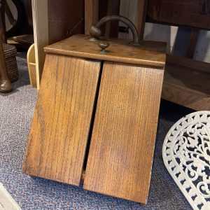 Lovely Antique Oak Coal Box
