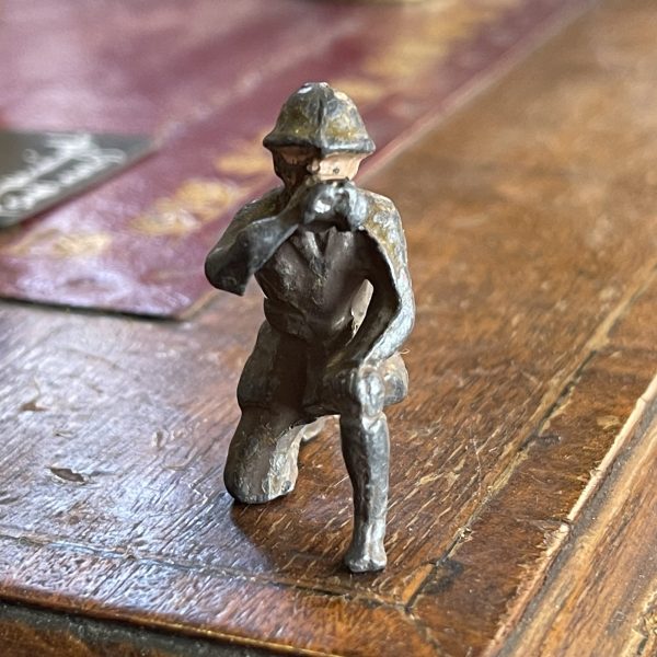 Vintage Lead Soldier With Binoculars - Image 2